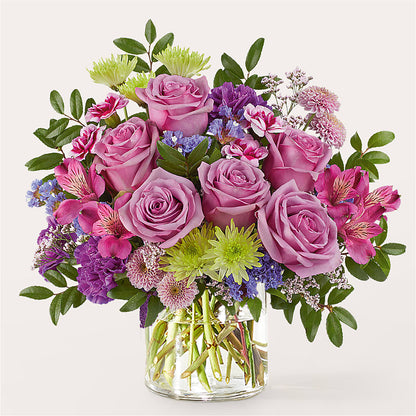 Glass Half Full Bouquet –  Blooms And Gifts, Concord CA