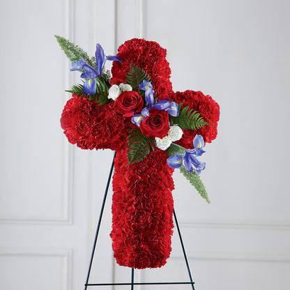 Faithful Hero Floral Cross –  Blooms And Gifts, Concord CA