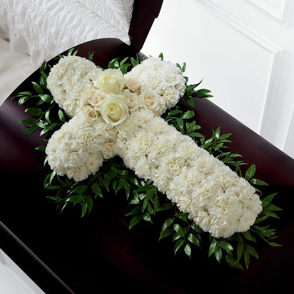 Peaceful Memories Casket Spray (Standard) –  Blooms And Gifts, Concord CA