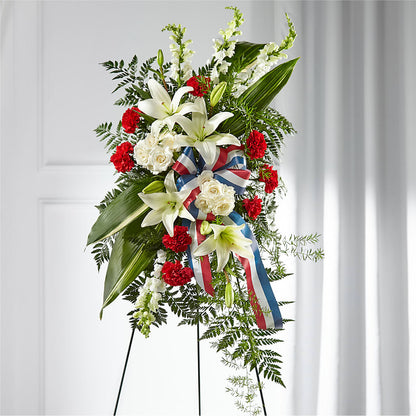 Stars of Life Standing Spray –  Blooms And Gifts, Concord CA