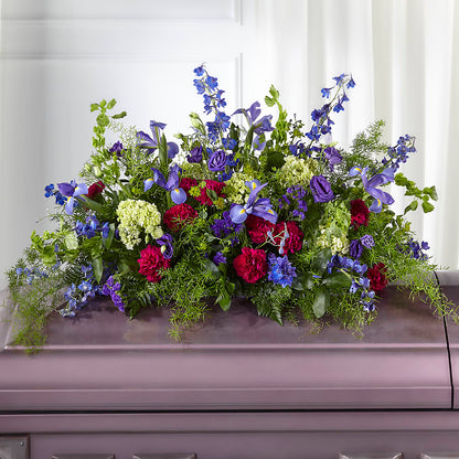Always Treasured Casket Spray –  Blooms And Gifts, Concord CA