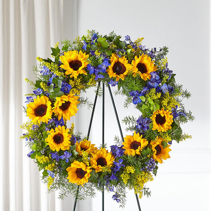 Bright Rays Wreath –  Blooms And Gifts, Concord CA