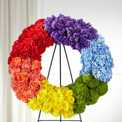 Circle of Love Wreath –  Blooms And Gifts, Concord CA