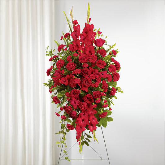 From the Heart Standing Spray –  Blooms And Gifts, Concord CA