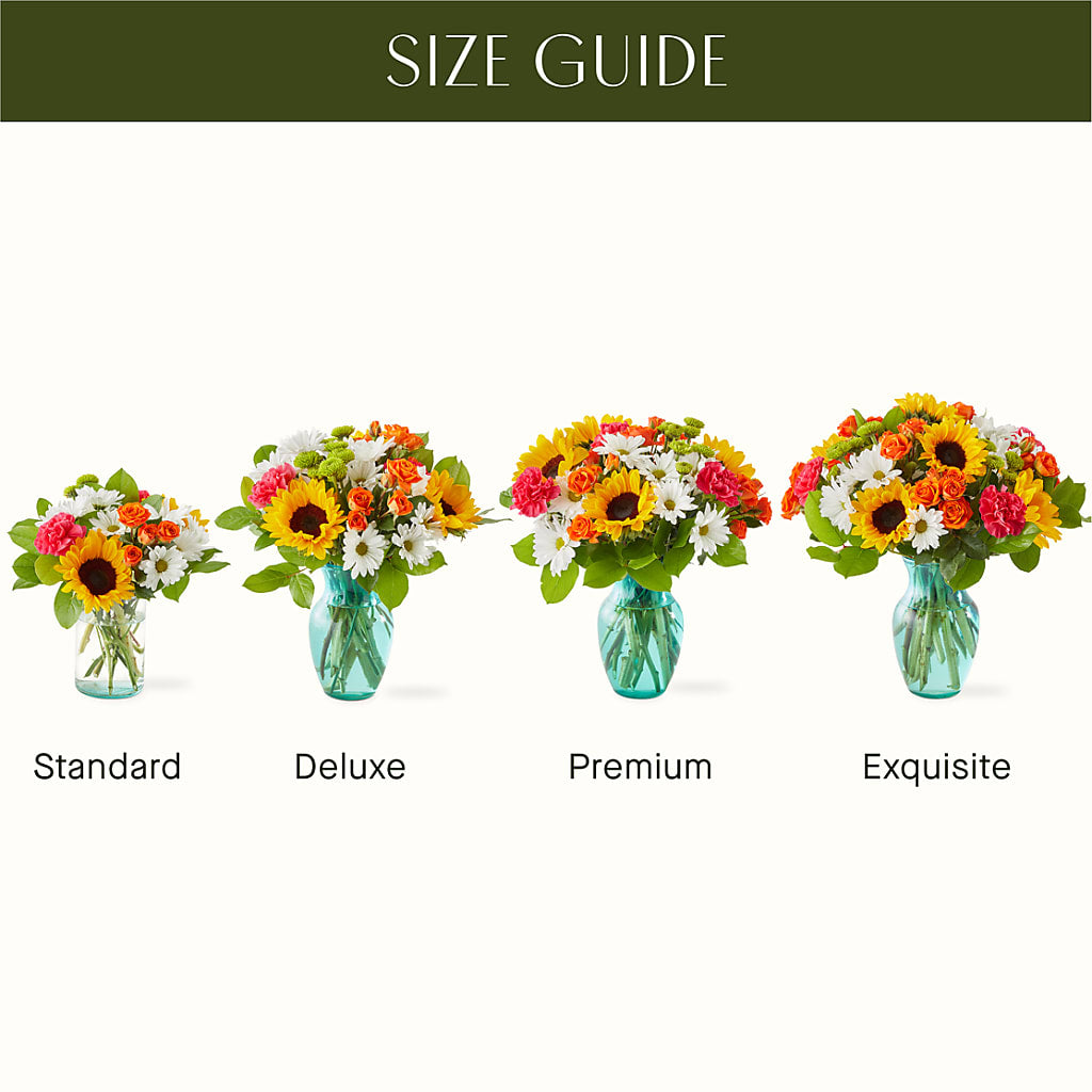 Sun-drenched Blooms Bouquet –  Blooms And Gifts, Concord CA