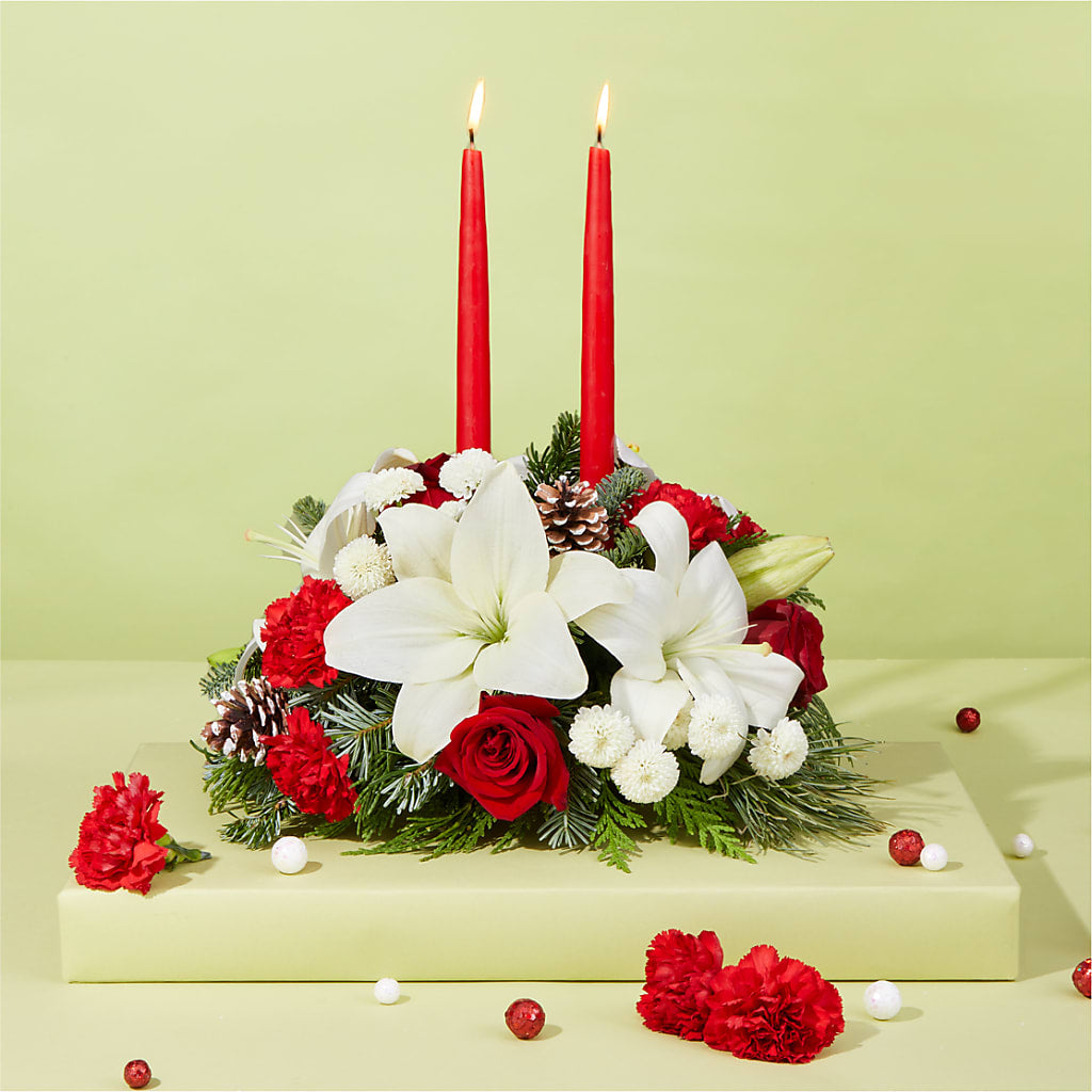Seasonal Festivities Centerpiece –  Blooms And Gifts, Concord CA