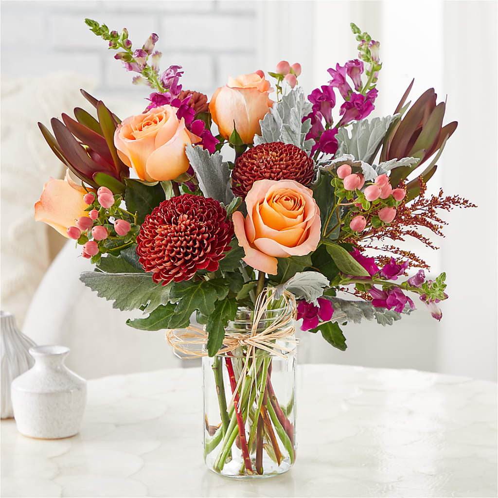 Moody Hues Bouquet –  Blooms And Gifts, Concord CA